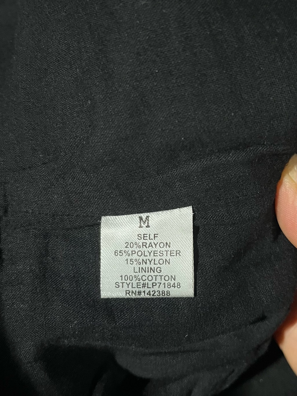 essue Black Wide-Leg Linen Jumpsuit - Picture 5 of 5